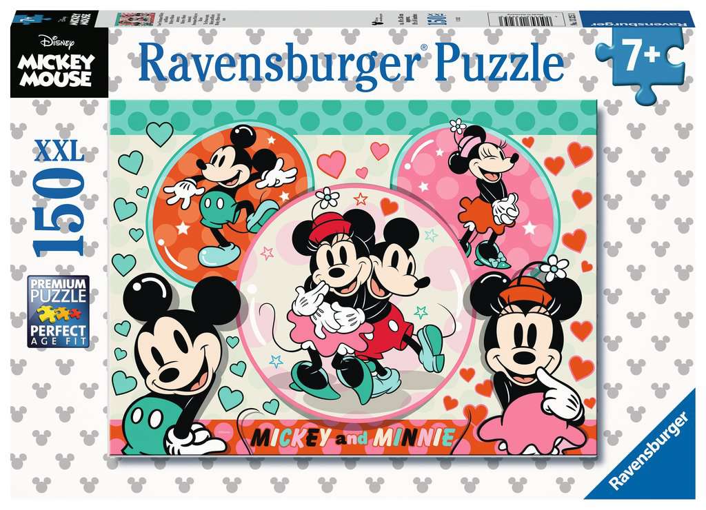 Mickey and Minnie, The Dream Couple 150-Piece Puzzle XXL