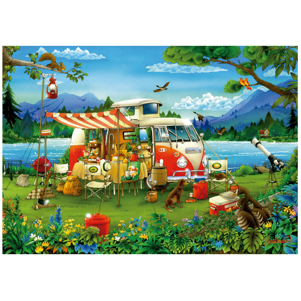 Camping Holiday 1000-Piece Puzzle