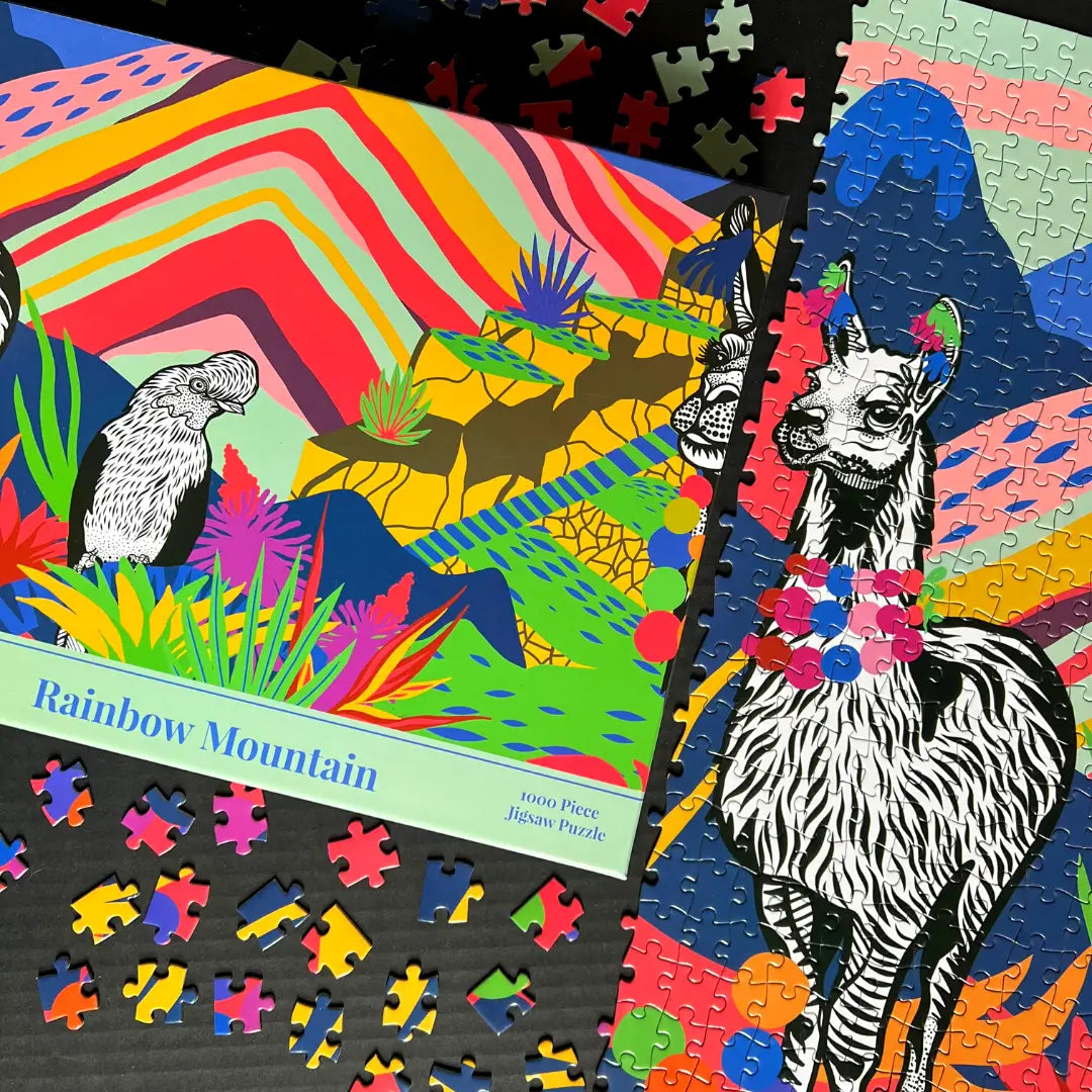 Rainbow Mountain - Casse-tête de 1000 pièces