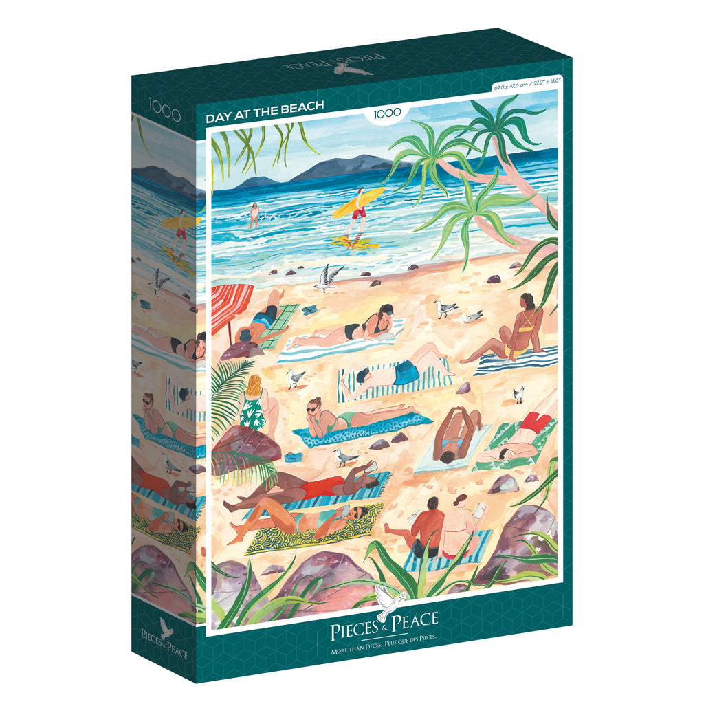 Day at the Beach 1000-Piece Puzzle