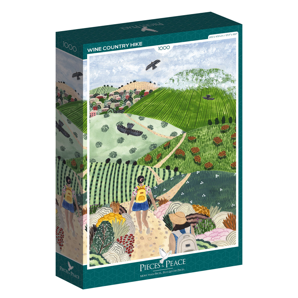 Wine Country Hike 1000-Piece Puzzle