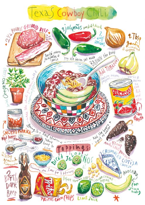 Texas Cowboy Chili - Casse-tête de 1000 pièces