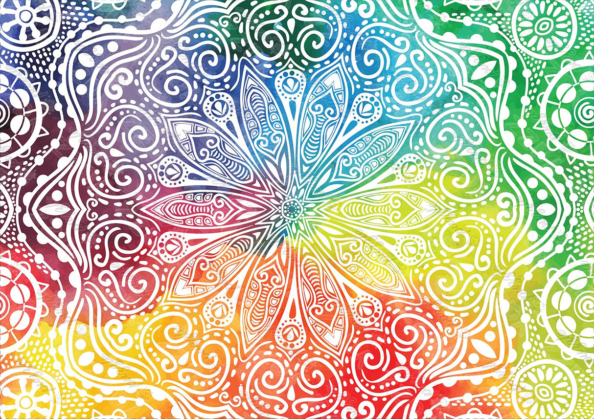 Flower Mandala - Casse-tête de 1000 pièces