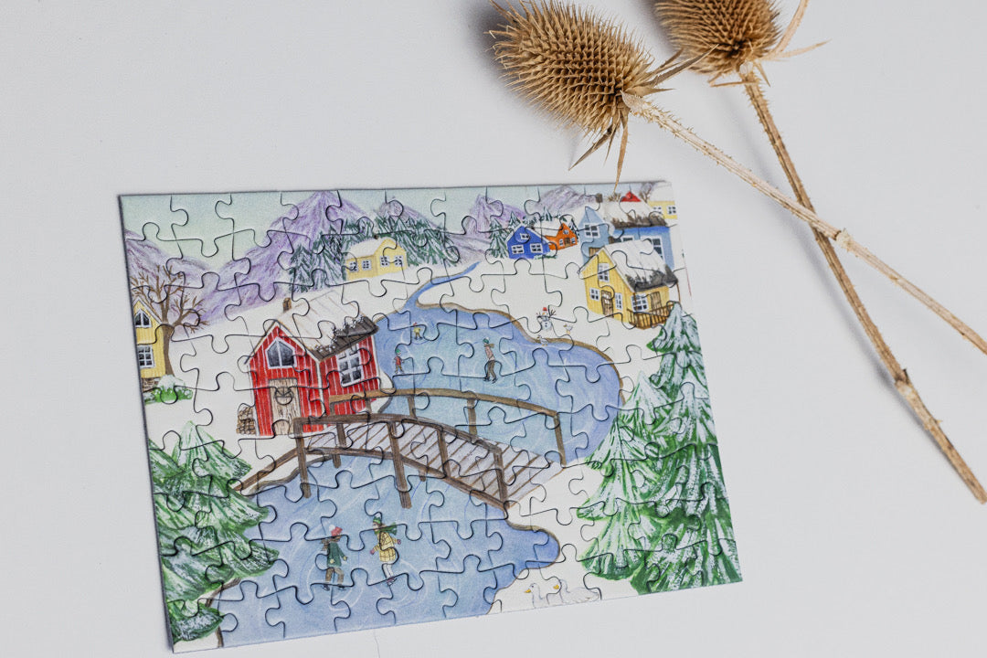 Scandinavian Town - Casse-tête de 99 pièces