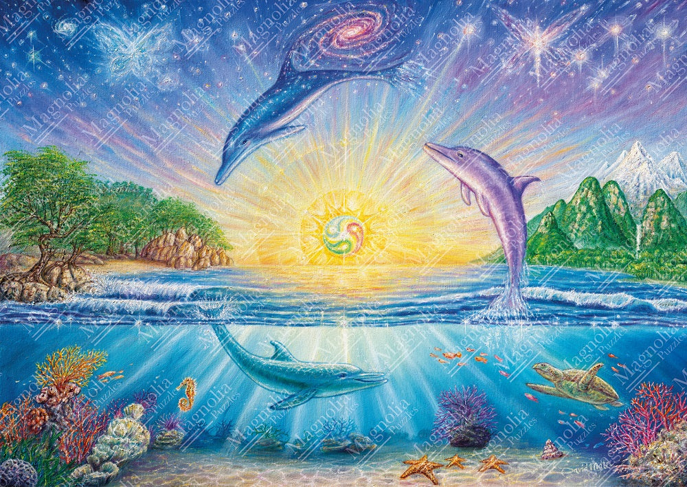 Dolphins – David Mateu - Casse-tête de 1000 pièces