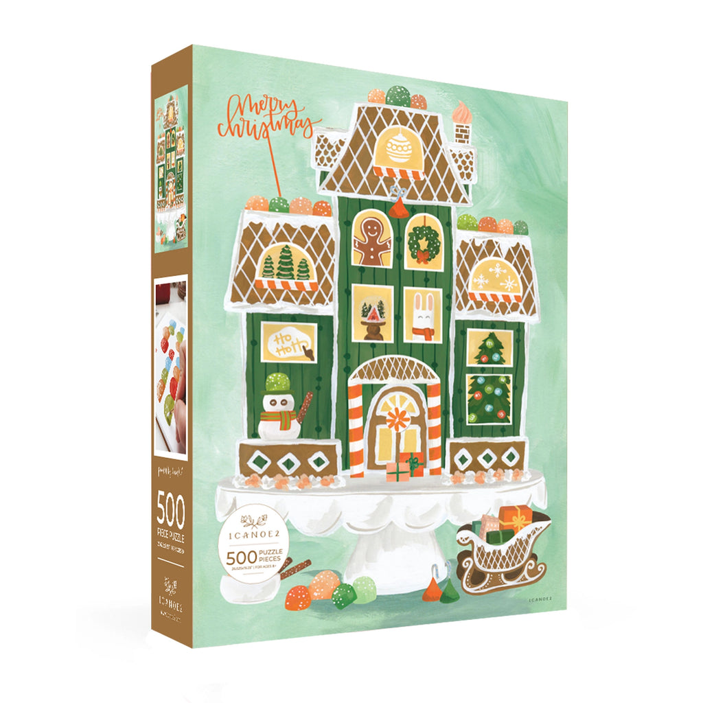 Gingerbread Christmas 500-Piece Puzzle