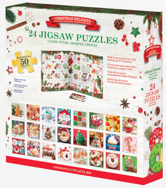 Advent Calendar - Christmas Delights 24 x 50-Piece Puzzles