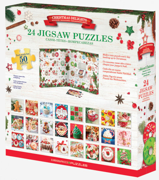 Calendrier de l'Avent - Christmas Animals - 24 Puzzles - 50 pièces  EUROGRAPHICS