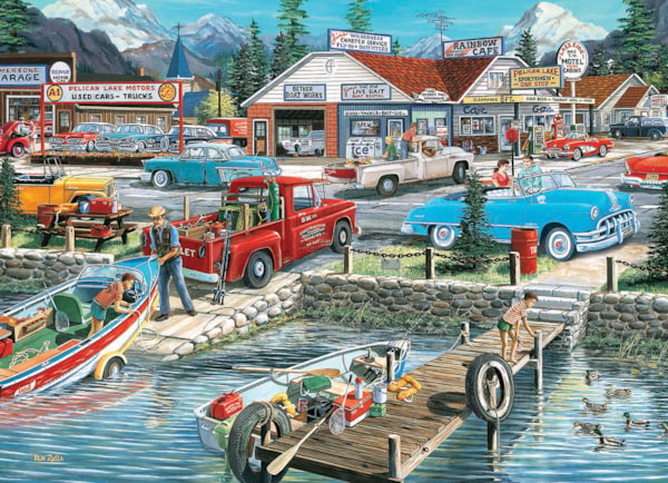 Cobble Hill Let's Go Fishing Puzzle - 500 Pieces