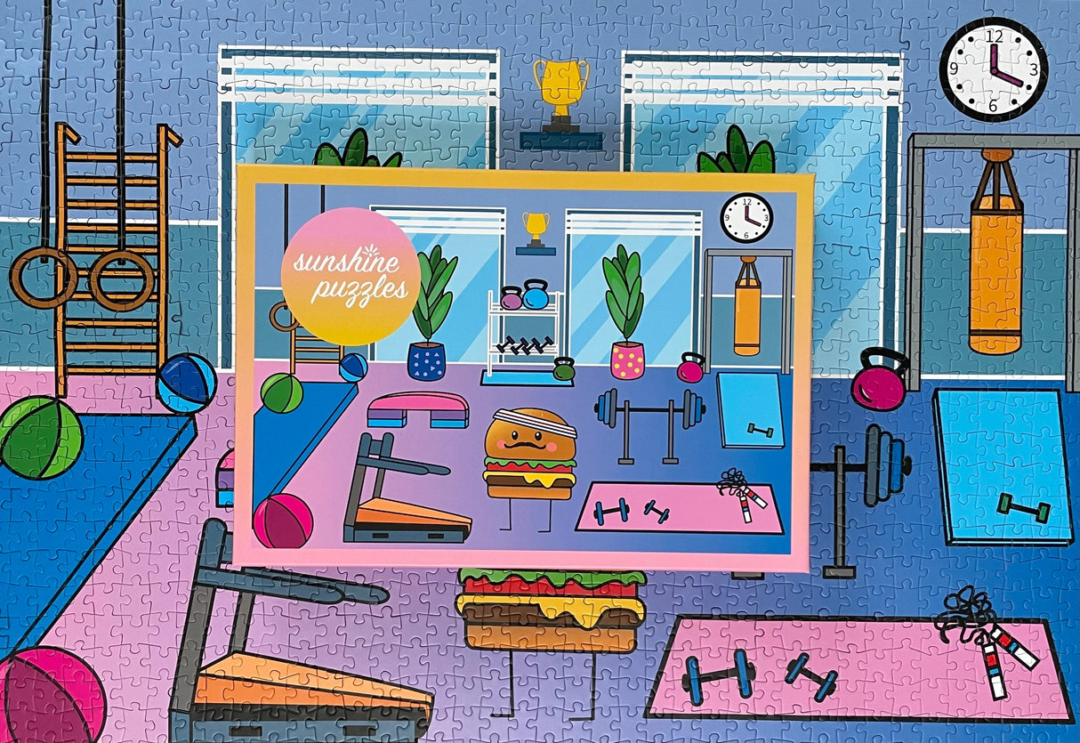 Mr. Burger - At the Gym - Casse-tête de 1000 pièces