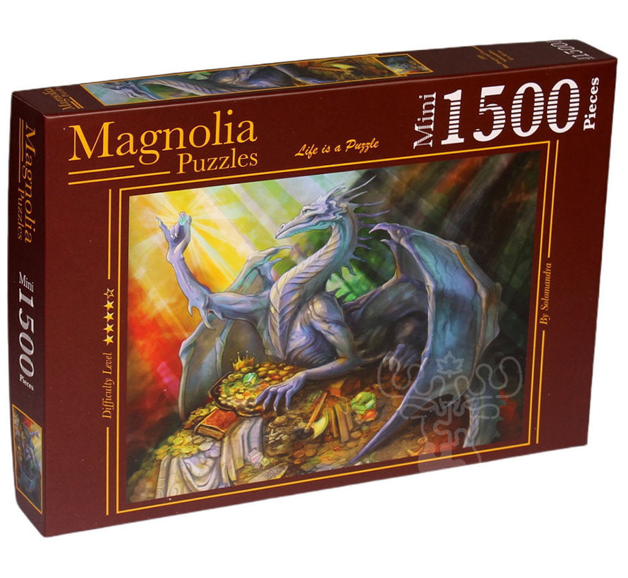 Blue Dragon and Treasure - Casse-tête de 1500 pièces
