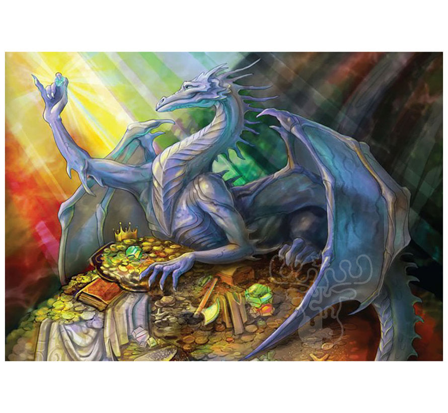 Blue Dragon and Treasure - Casse-tête de 1500 pièces