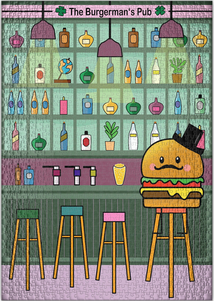 Mr. Burger - The Burgerman's Pub 1000-Piece Puzzle