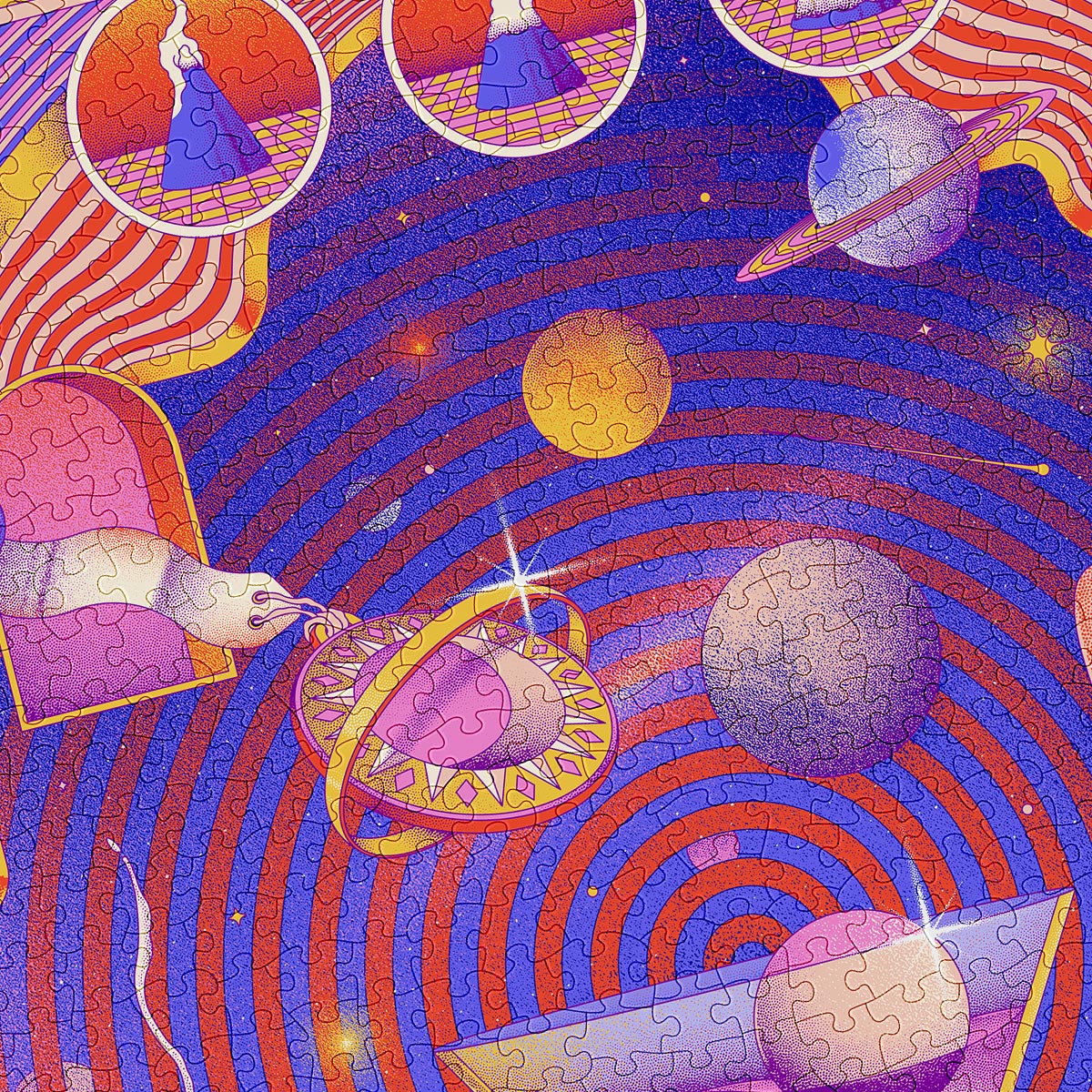 Cosmos (Small Batch Random Cut) 1000-Piece Puzzle