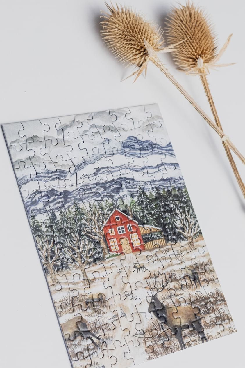 Winter in the Mountains - Casse-tête de 99 pièces