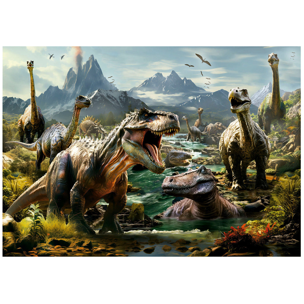 Fierce Dinosaurs 1000-Piece Puzzle