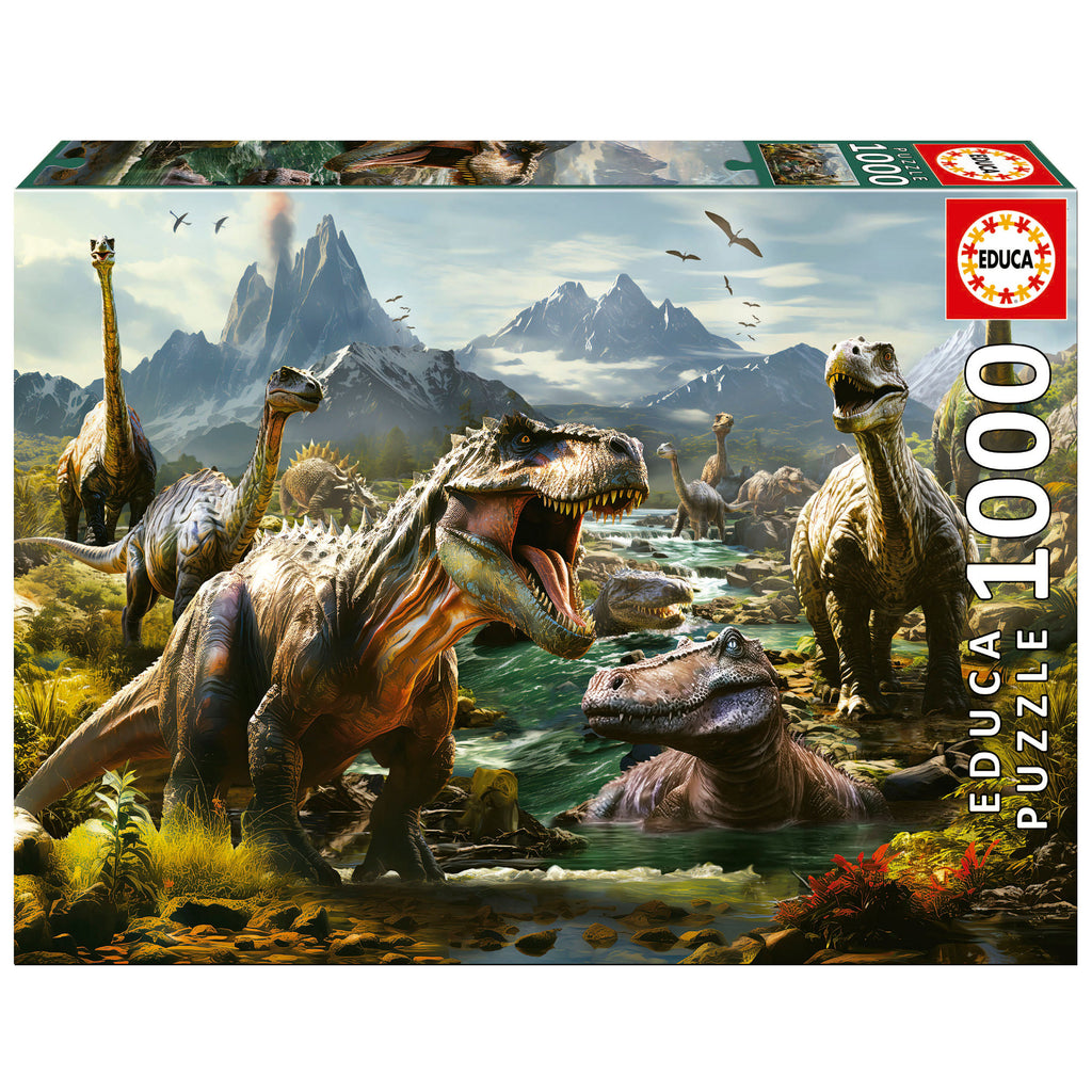 Fierce Dinosaurs 1000-Piece Puzzle