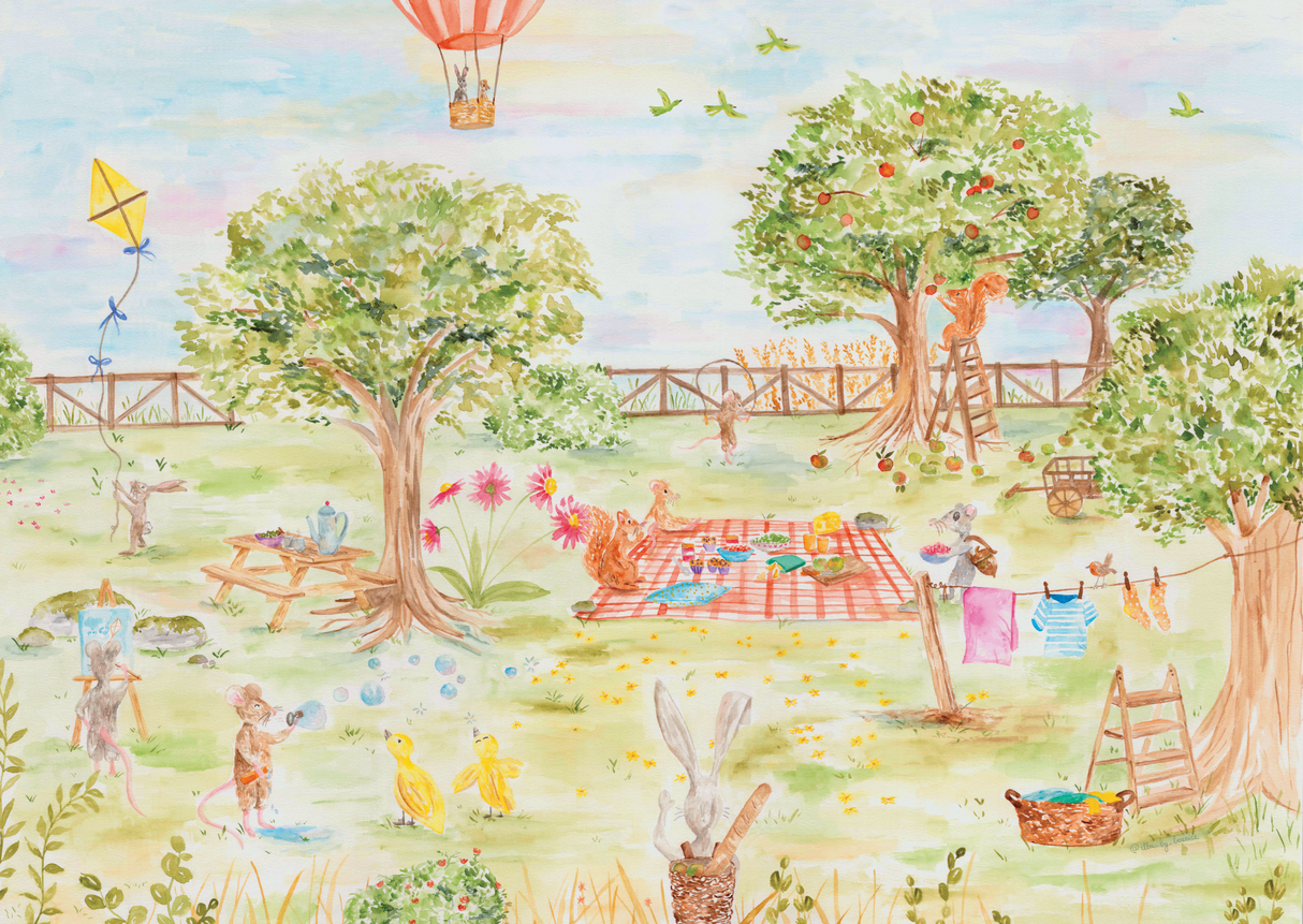 Spring Picnic - Casse-tête de 1000 pièces