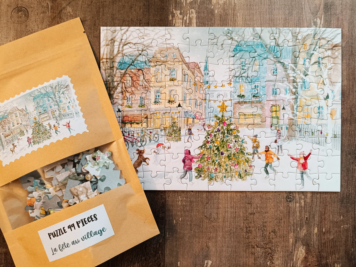La Fête au Village - Casse-tête de 99 pièces