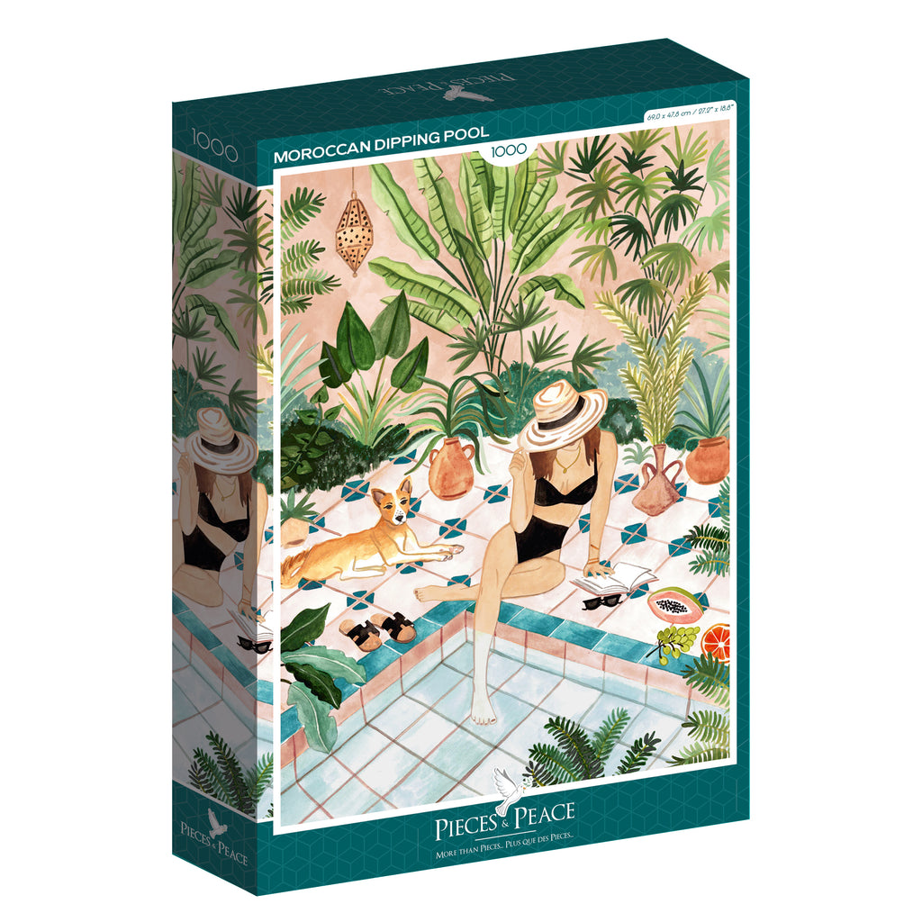 Moroccan Dipping Pool 1000-Piece Puzzle