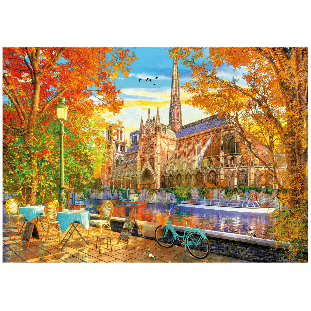 Notre Dame In Autumn 1000-Piece Puzzle