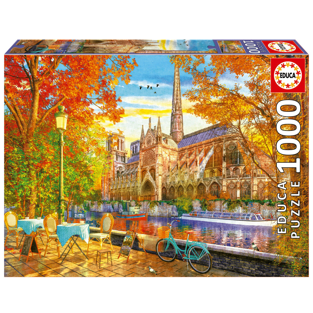 Notre Dame In Autumn 1000-Piece Puzzle