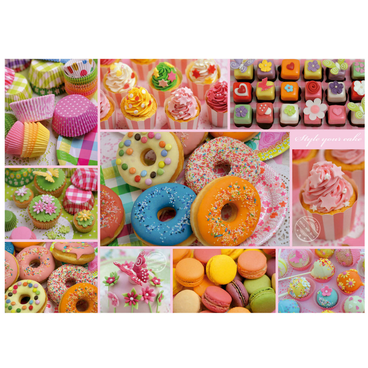 Sweet Party Collage - Casse-tête de 500 pièces