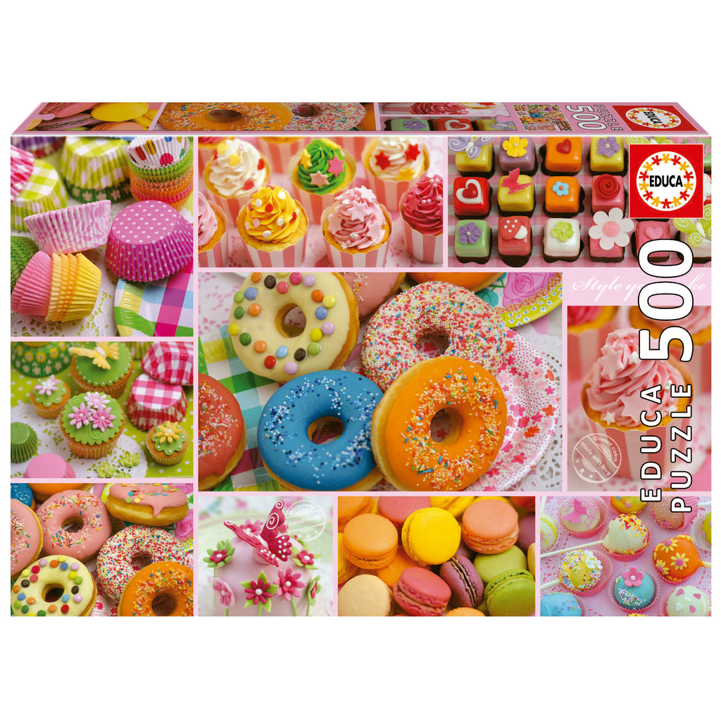 Sweet Party Collage 500-Piece Puzzle