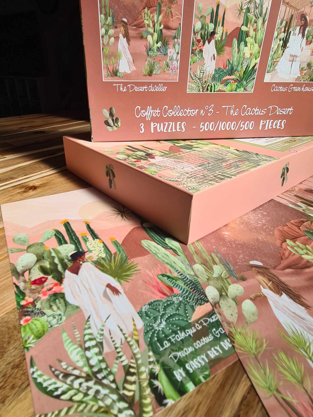 The Cactus Desert - 3 Casse-tête de 500/1000 pièces