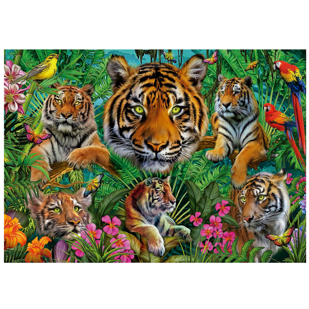 Tiger Jungle 500-Piece Puzzle