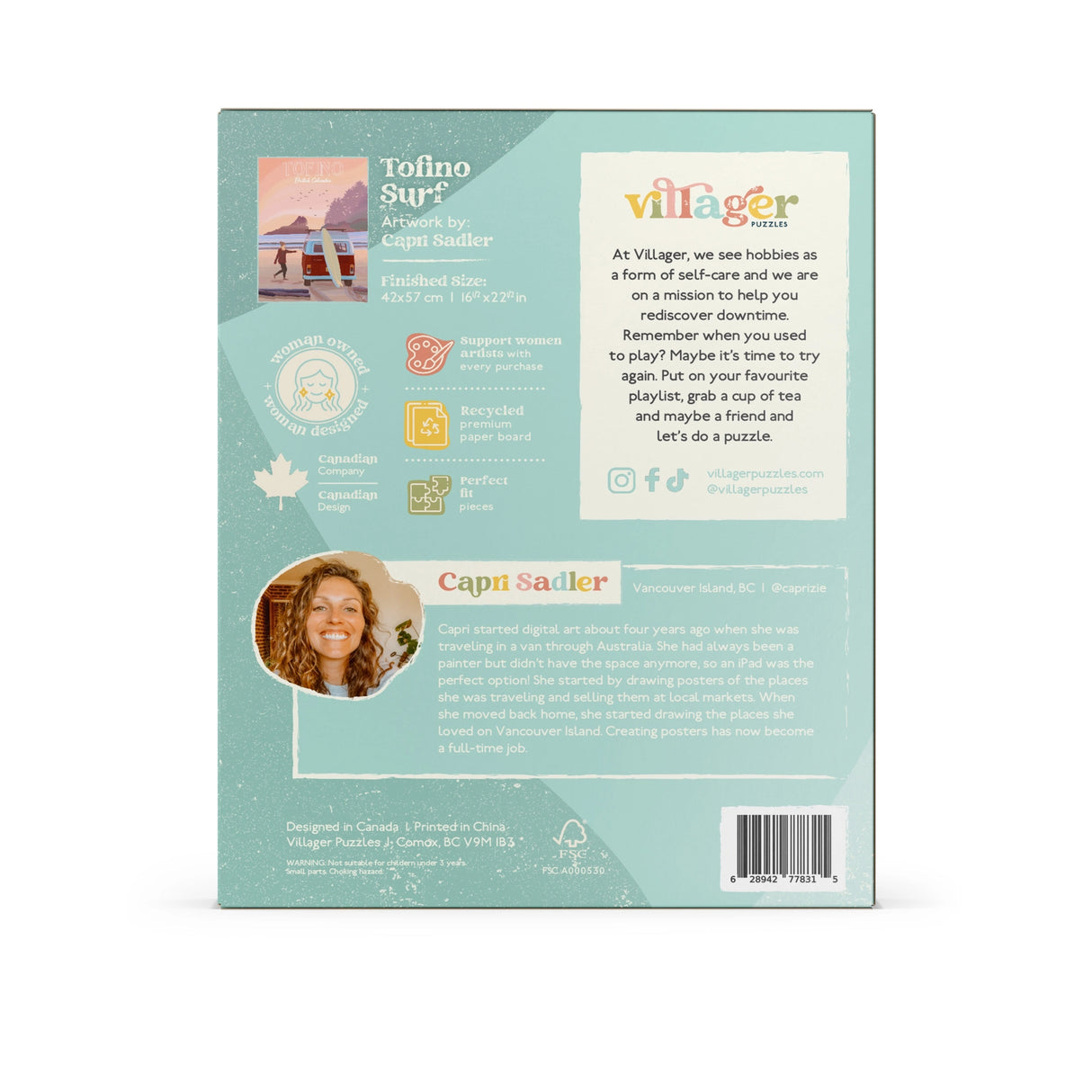 Tofino Surf - Casse-tête de 500 pièces