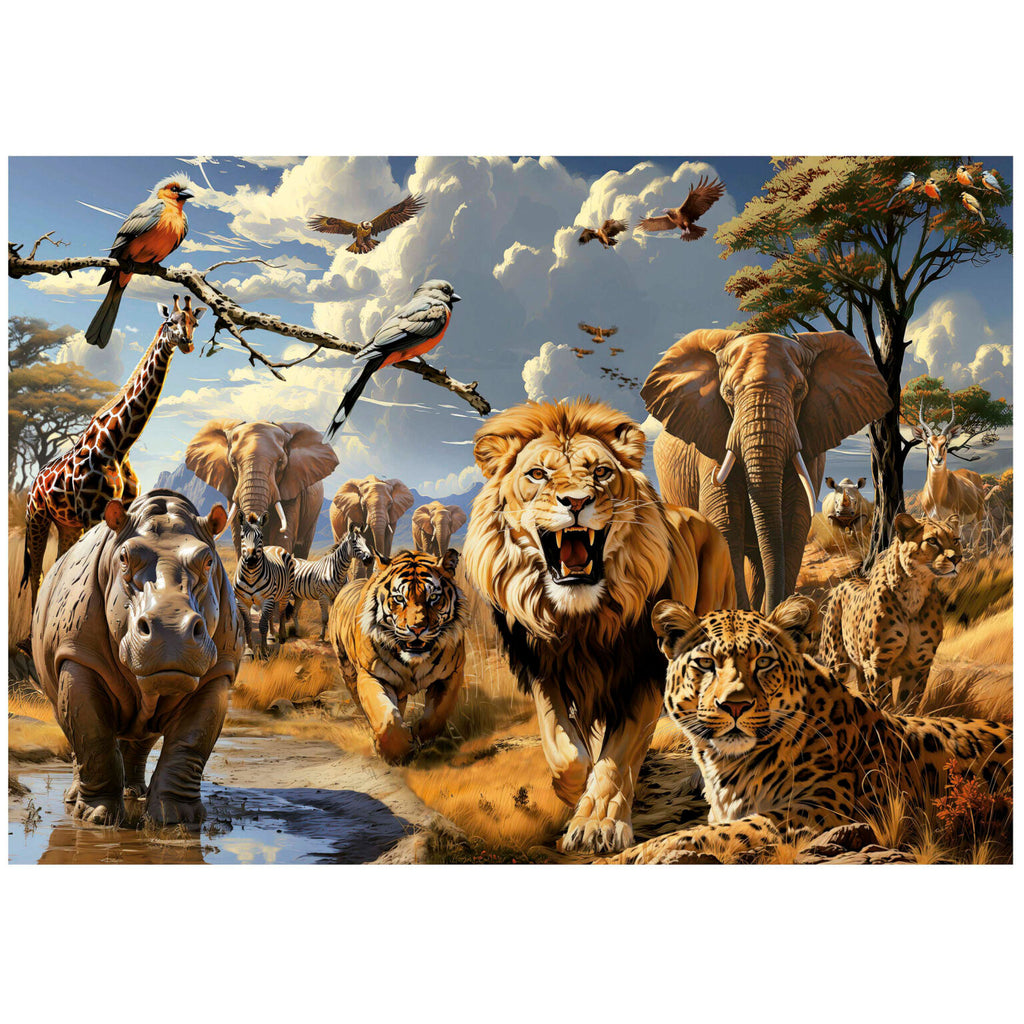 Wild Animals 1000-Piece Puzzle