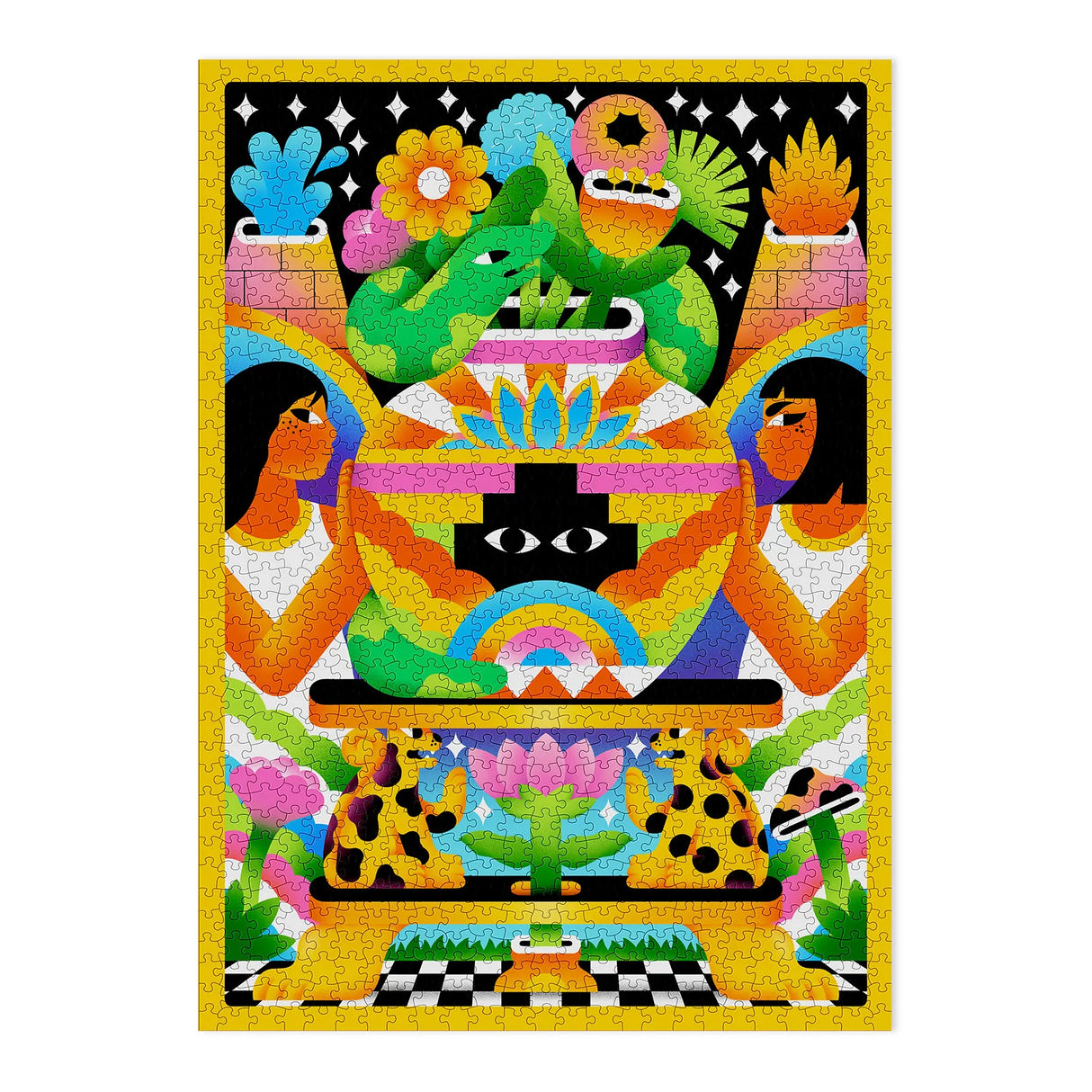 Lotus (Coupe Aléatoire) - Casse-tête de 1000 pièces