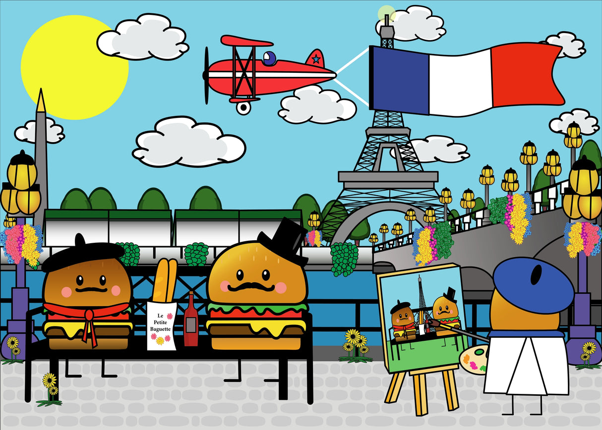 Mr. Burger - Paris - Casse-tête de 1000 pièces