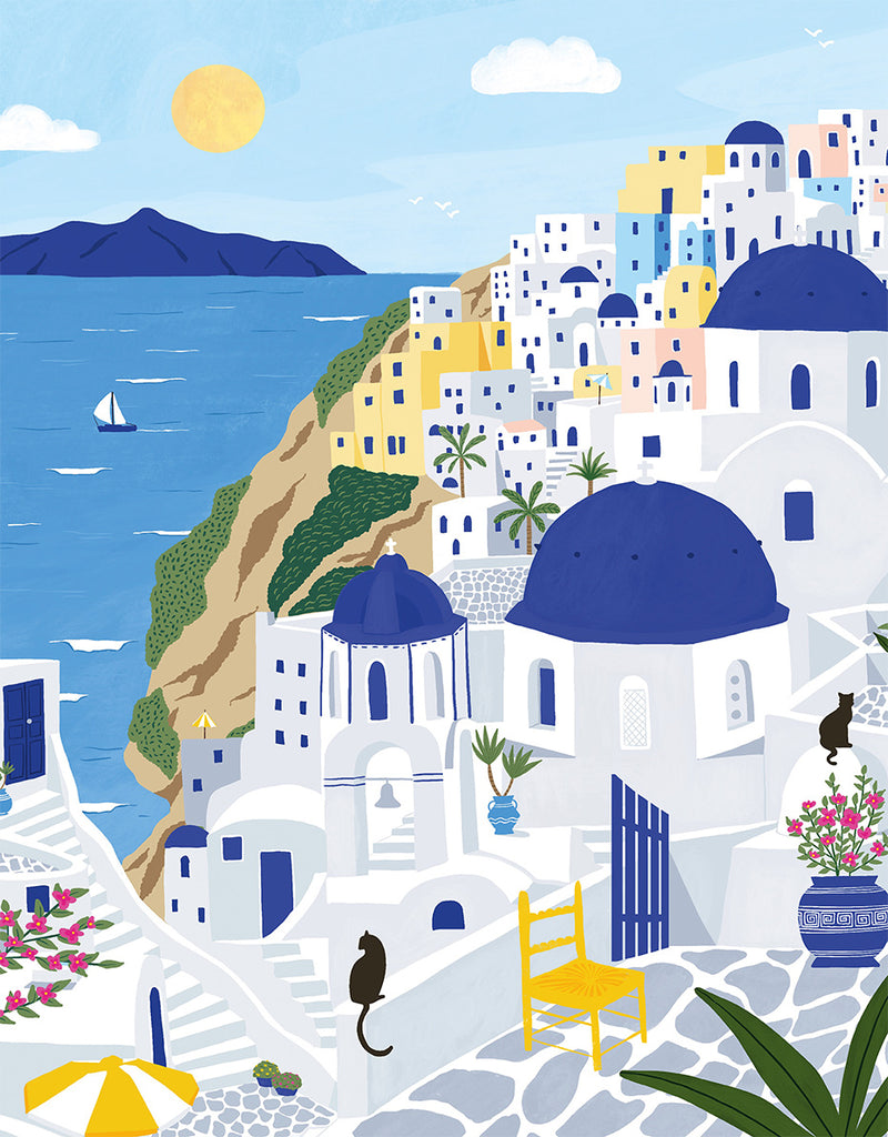 Santorini 500-Piece Puzzle