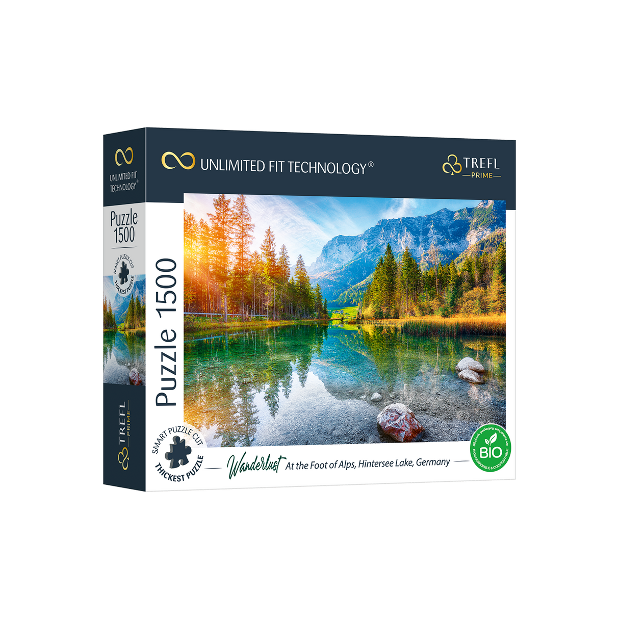 Au pied des Alpes, Lac Hintersee, Allemagne - Casse-tête de 1500 pièces