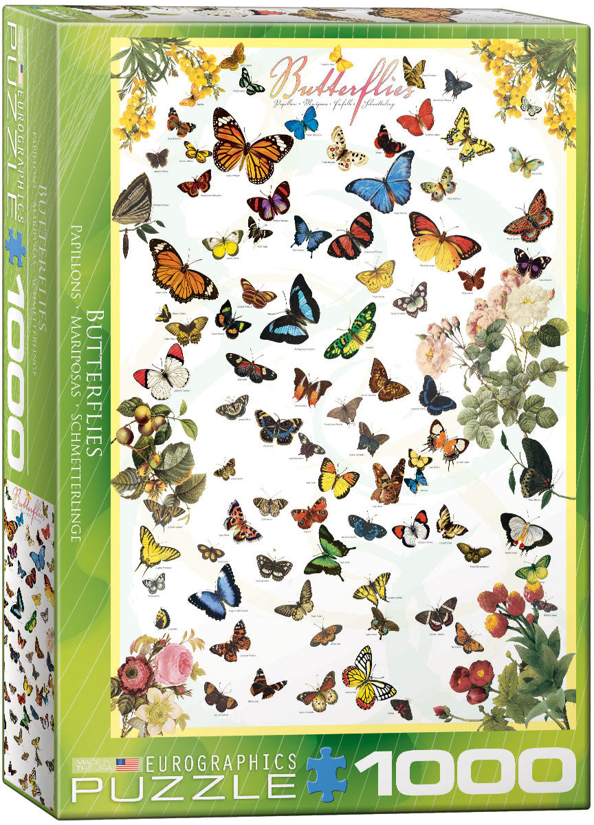 Butterflies 1000-Piece Puzzle