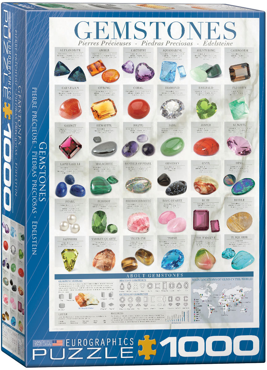 Gemstones 1000-Piece Puzzle