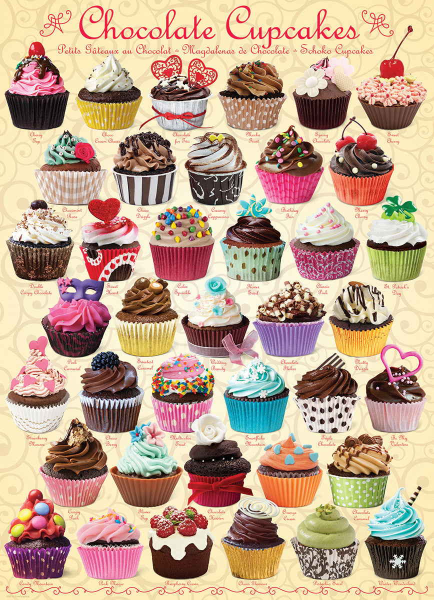 Chocolate Cupcakes 1000-Piece Puzzle