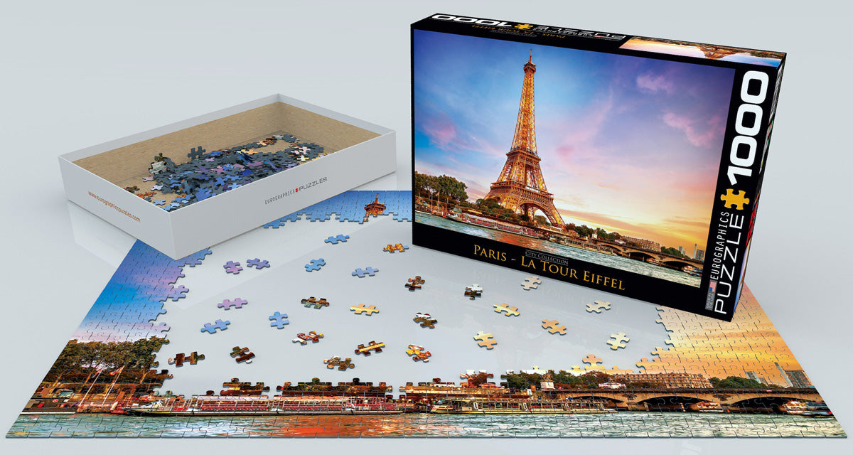 Paris Eiffel Tower 1000-Piece Puzzle