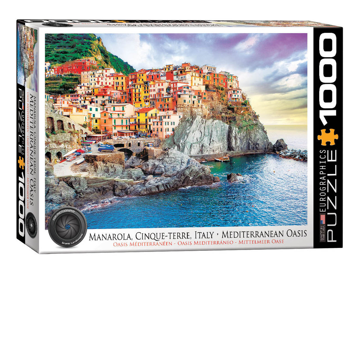 Puzzle Italie 1000 pièces Riomaggiore Cinque Terre Italie Puzzle Jeu  Artwork Souvenir Voyage en bois