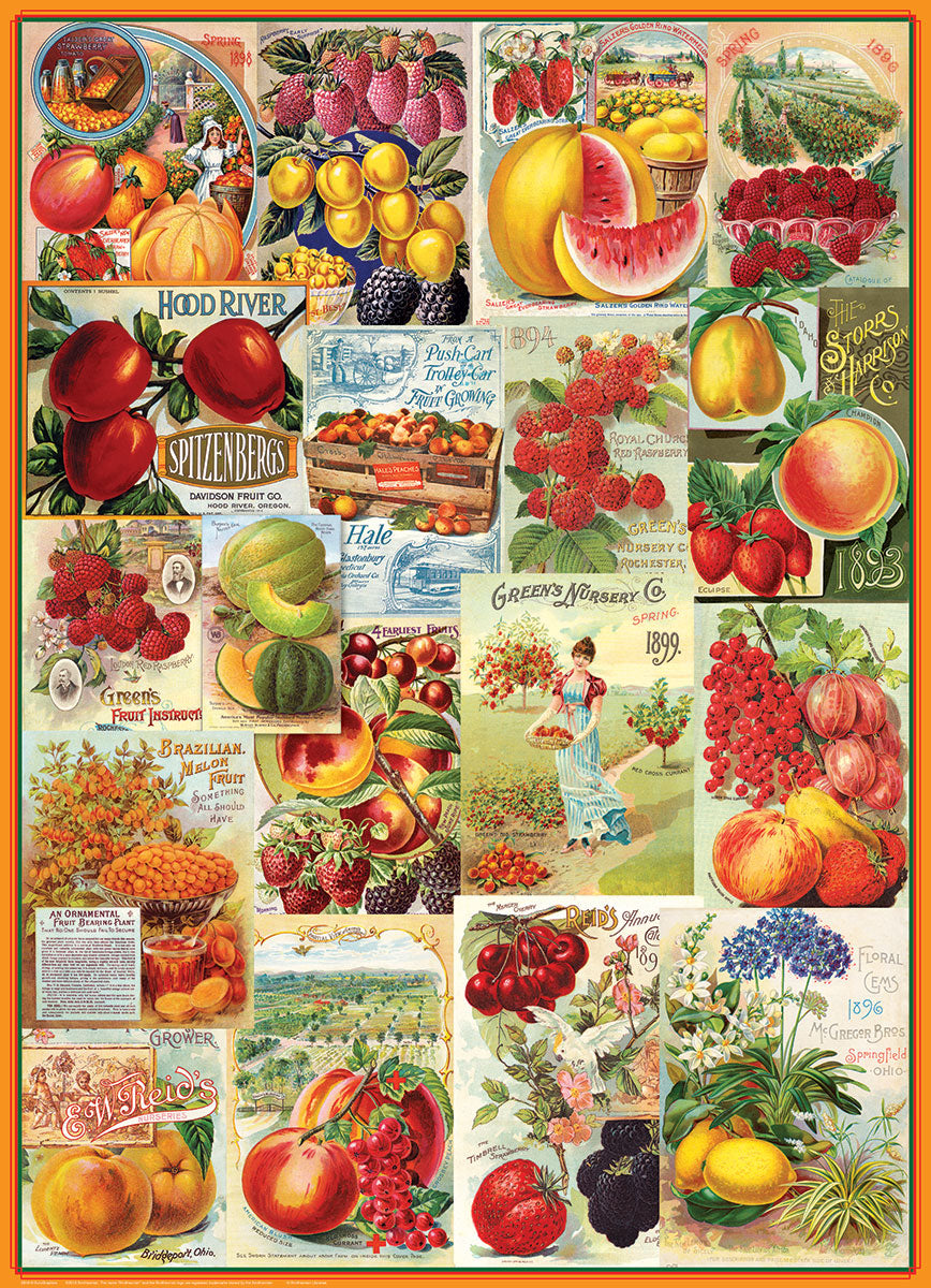 Fruit Seed Catalog Covers 1000-Piece Puzzle