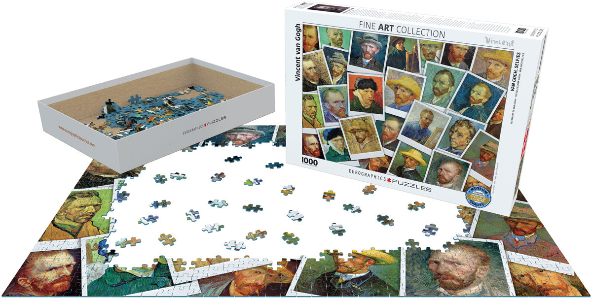 Van Gogh Selfies 1000-Piece Puzzle