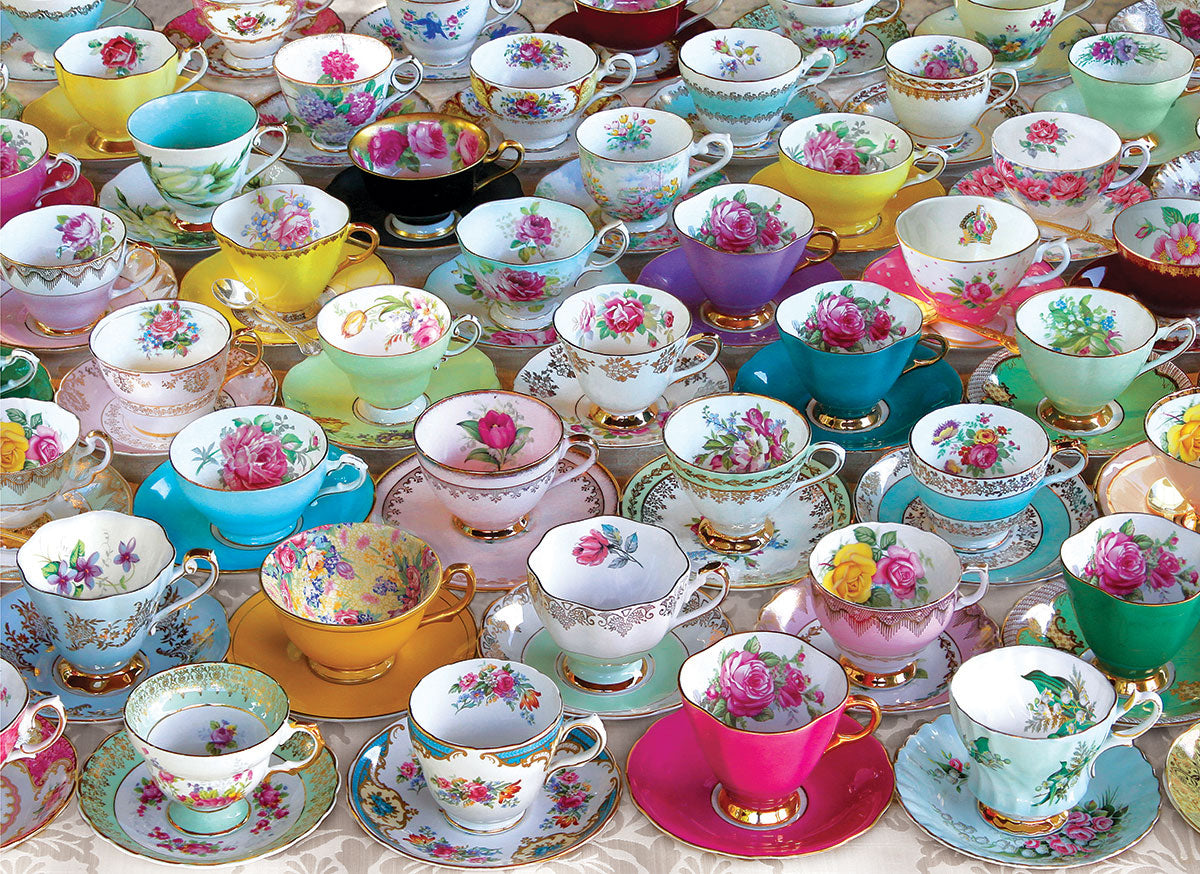 Tea Cup Collection 1000-Piece Puzzle