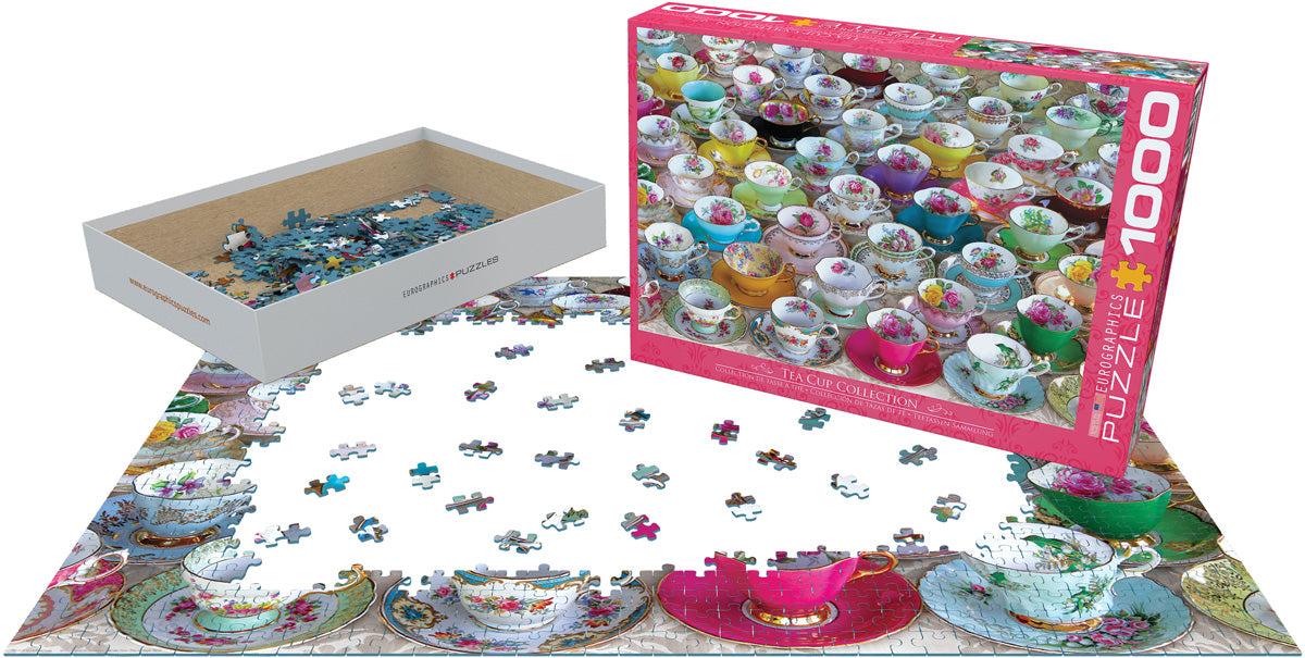 Tea Cup Collection 1000-Piece Puzzle