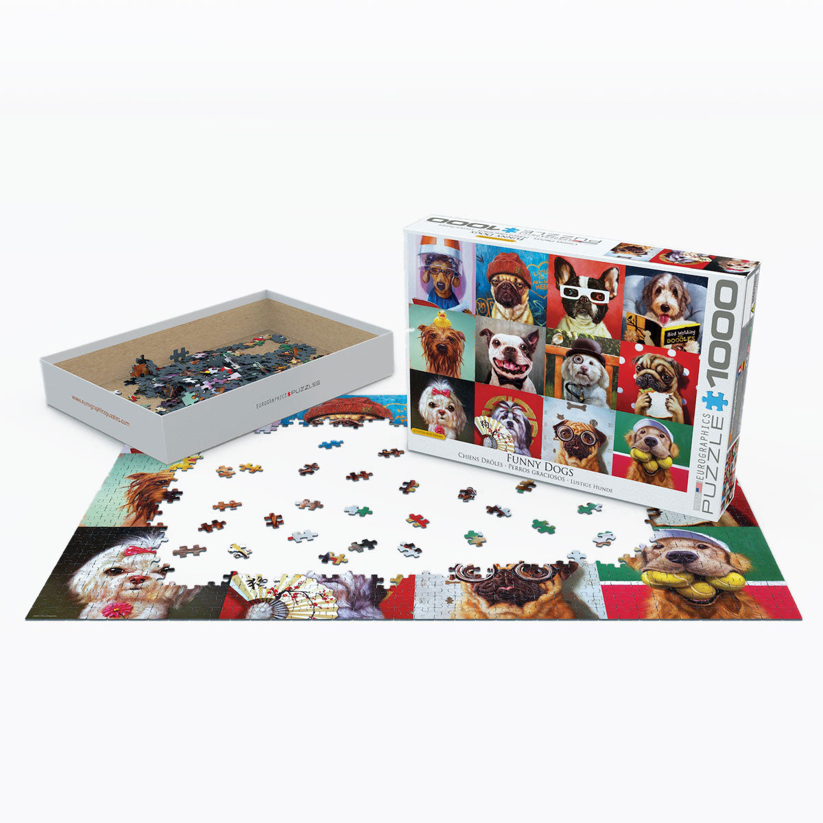 Funny Dogs 1000-Piece Puzzle
