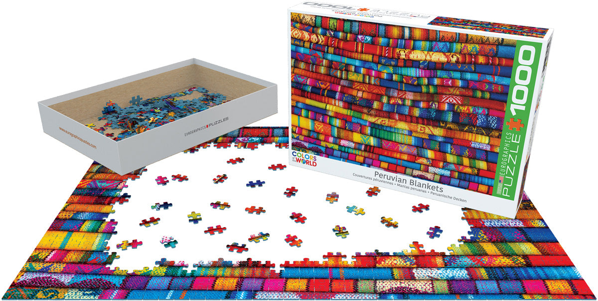 Peruvian Blankets 1000-Piece Puzzle