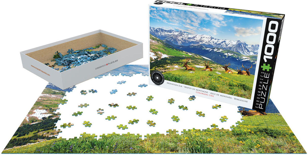 Mountain Elks 1000-Piece Puzzle