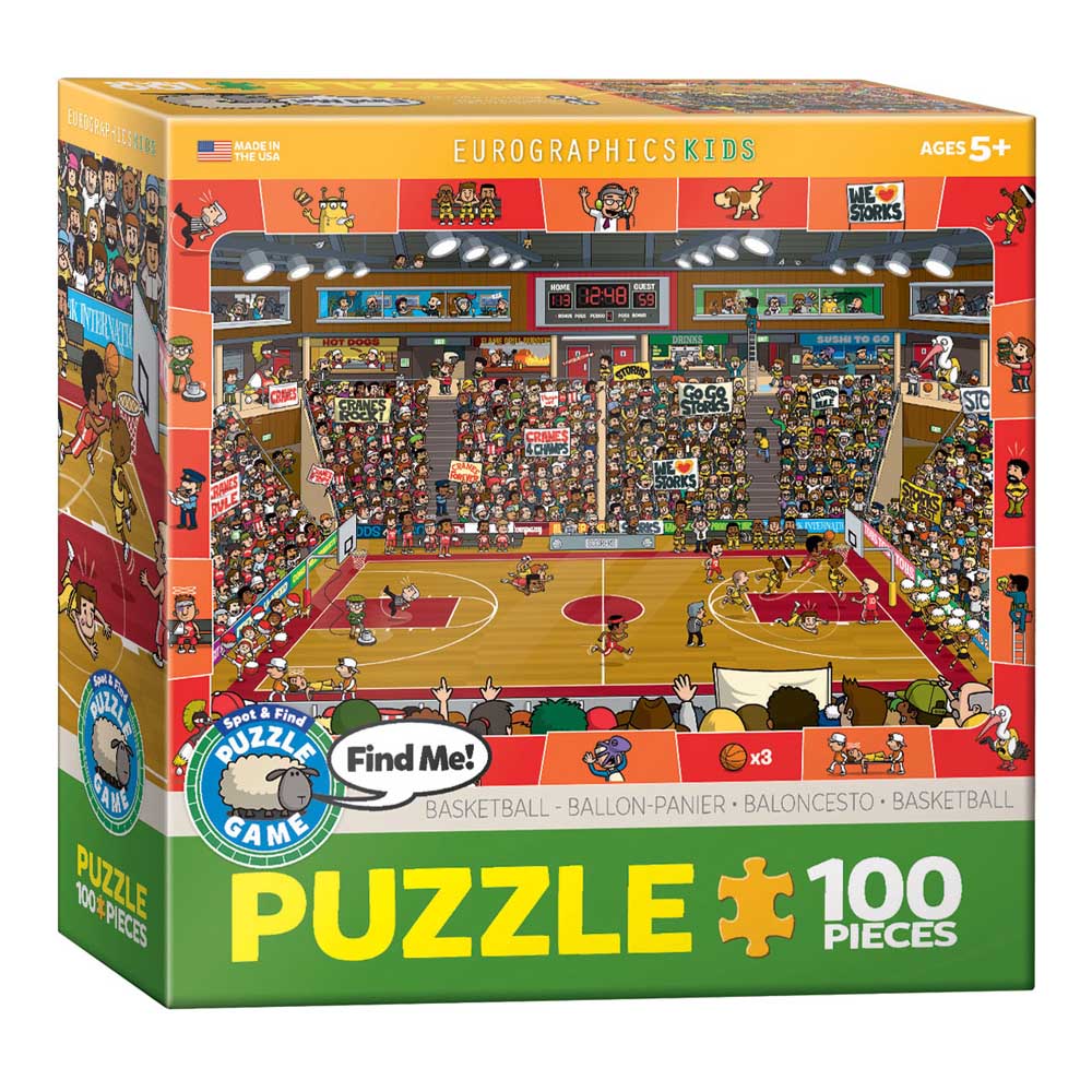 Spot & Find Basketball 100-Piece Puzzle