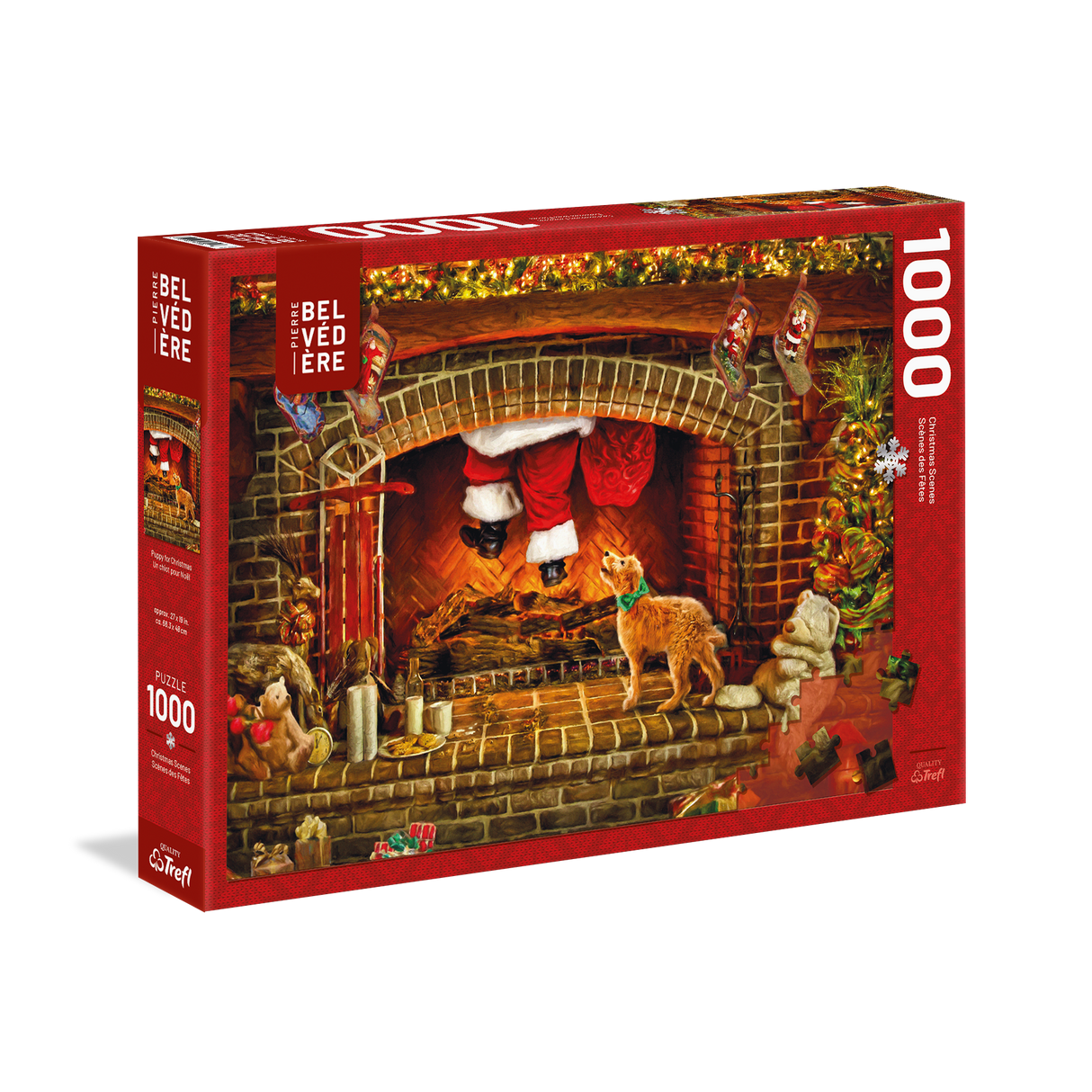 Un chiot pour Noël - Casse-tête de 1000 pièces